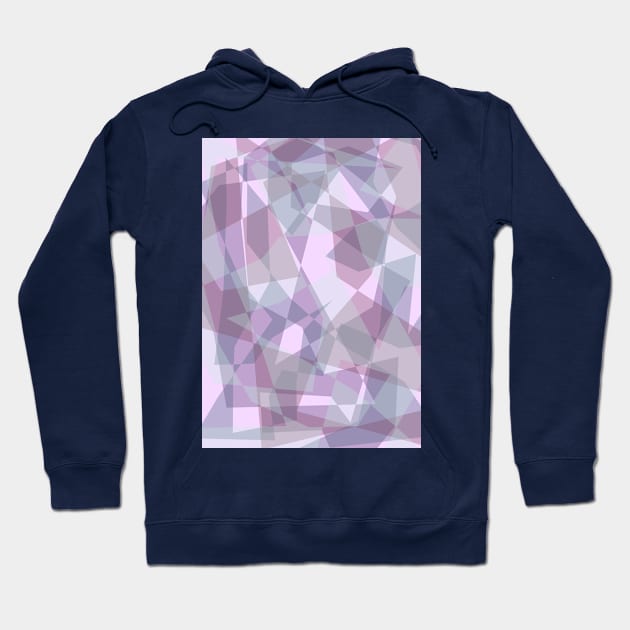 Pretty Pastel Geometric Art Hoodie by  MerchByEzz